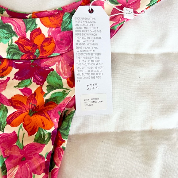 Boys + Arrows Vibrant Flora Bikini Bottoms - Picture 2 of 3